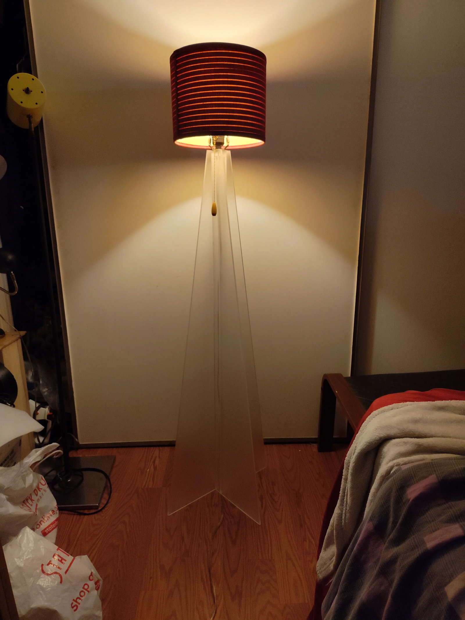 Special Custom Made Lucite Floor Lamp - 6