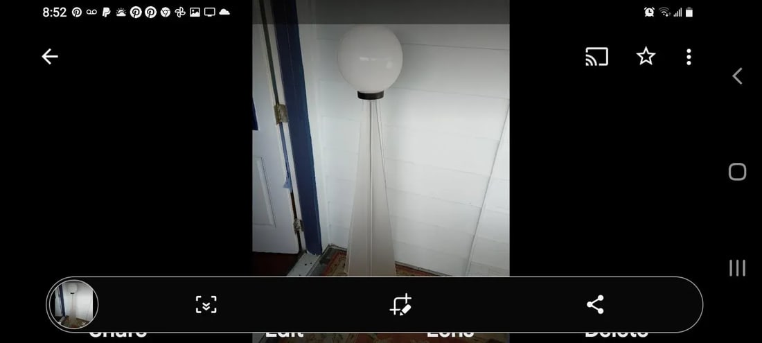 Special Custom Made Lucite Floor Lamp - 7