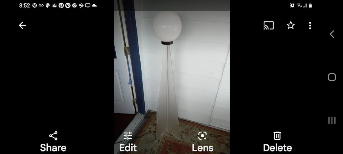 Special Custom Made Lucite Floor Lamp - 8