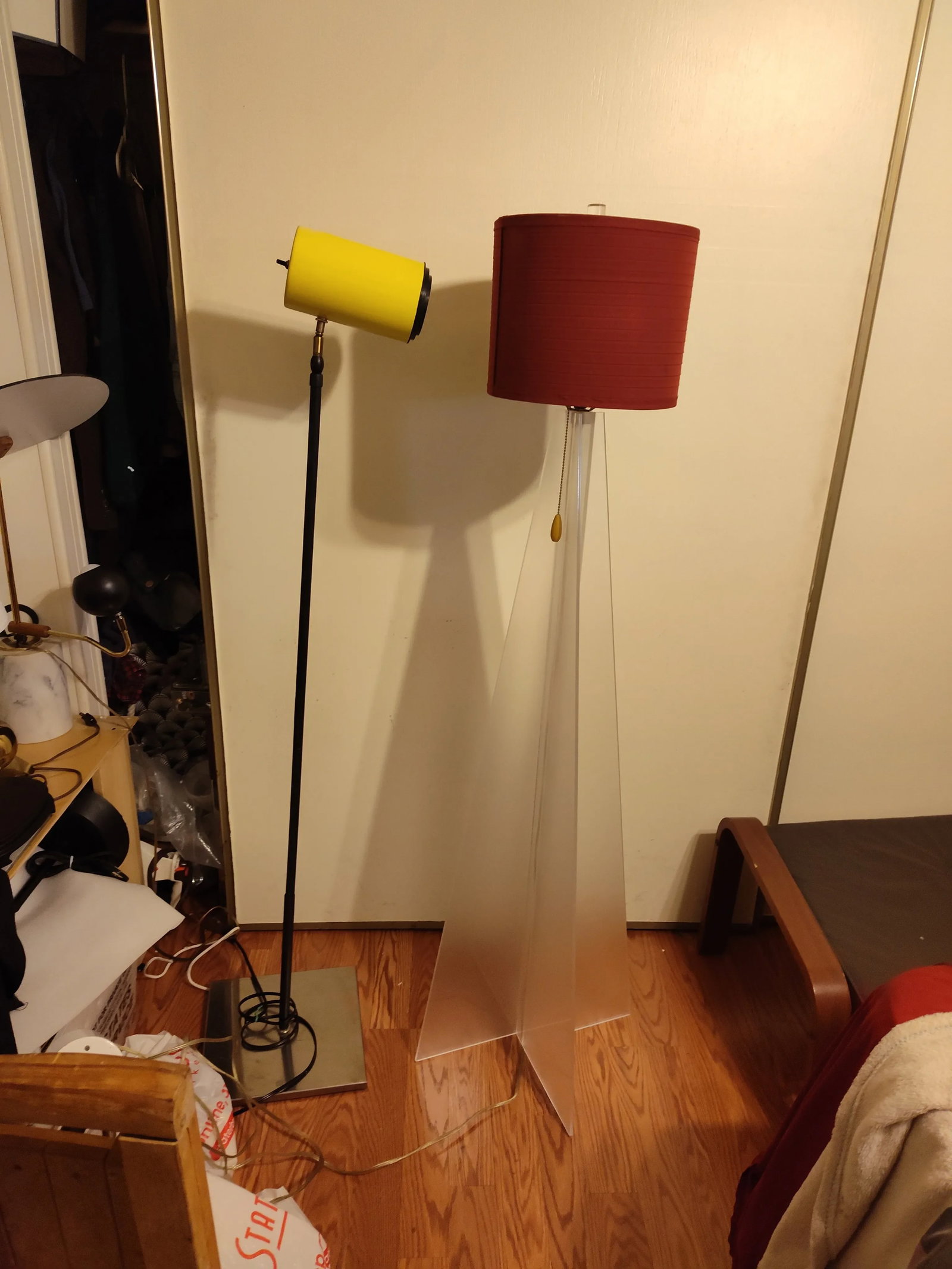 Special Custom Made Lucite Floor Lamp - 9