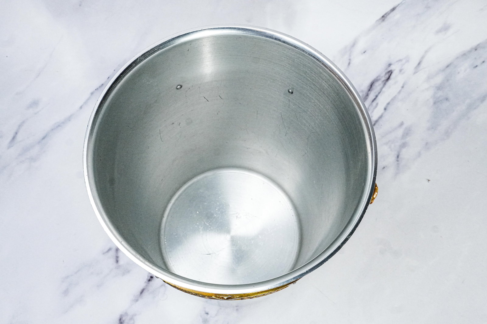 1930s Incredible Art Deco Antique Aluminum Brass Wine Cooler Ice Bucket Grape Design Trophy Presenta - 10