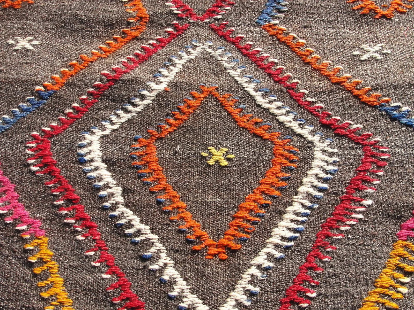 Vintage Turkish Kilim Runner Rug , Area Kilim for Livingroom,Bedroom , - 8