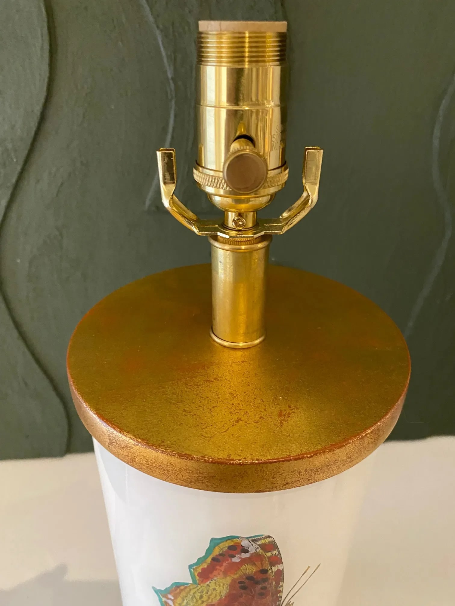 Terracotta Butterfly Study Lamp by Liz Marsh - 5