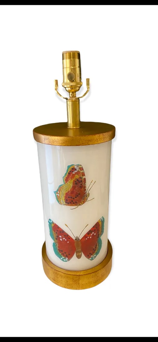 Terracotta Butterfly Study Lamp by Liz Marsh - 6