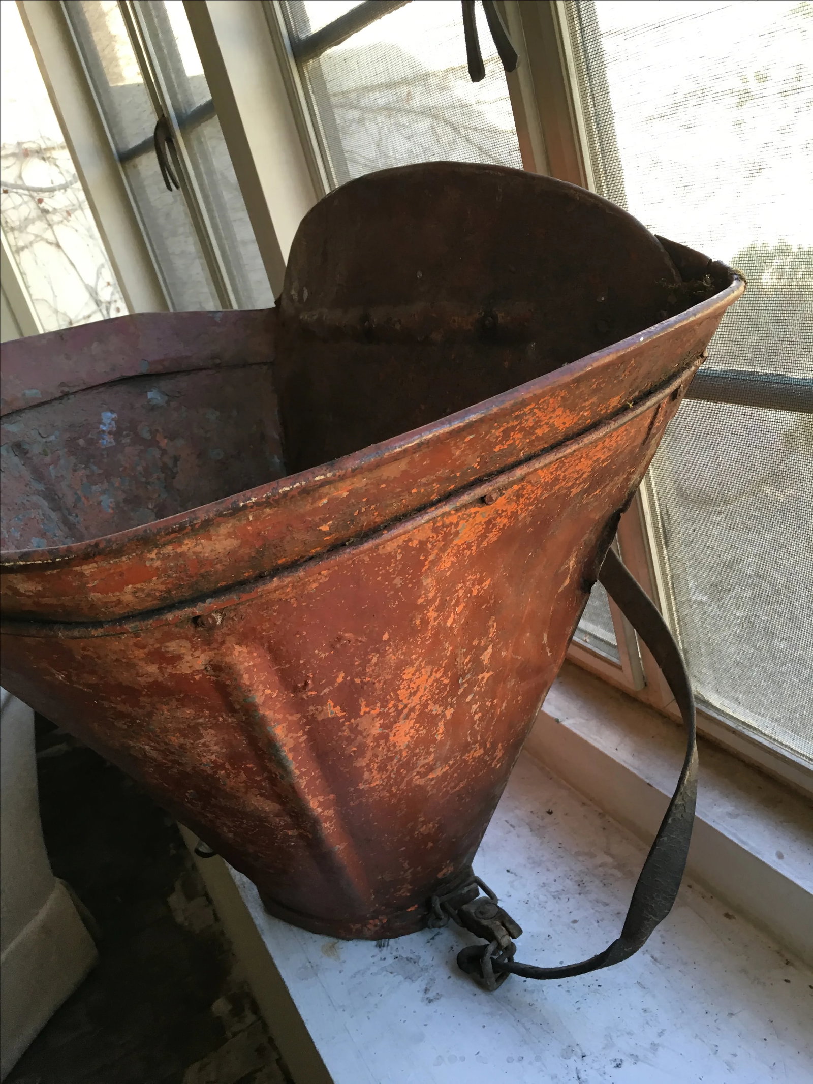 French Grape Harvesting Hod Basket - 3