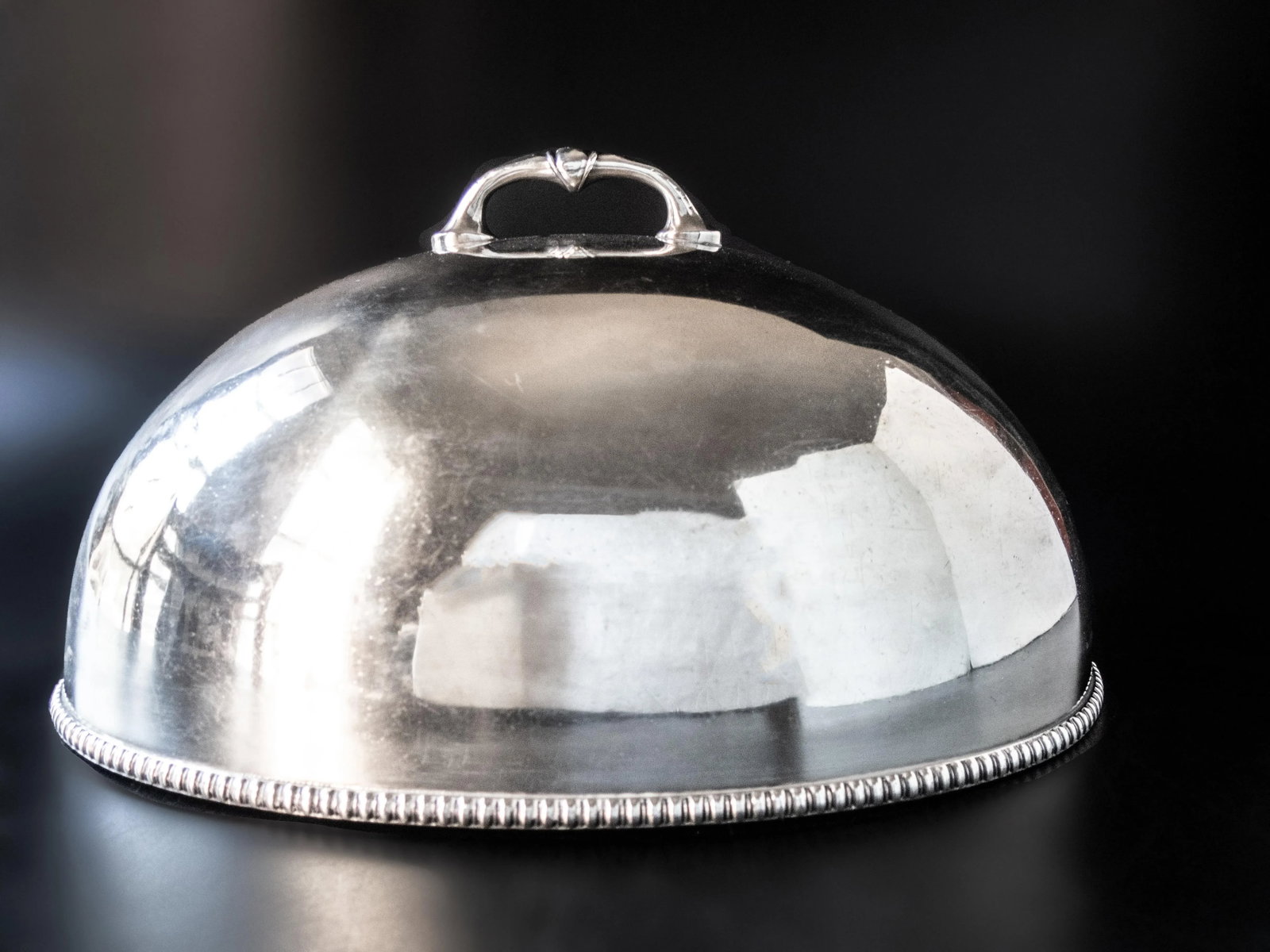 Antique Hotel Metropole Silverplate Meat Dome Food Cloche - 9
