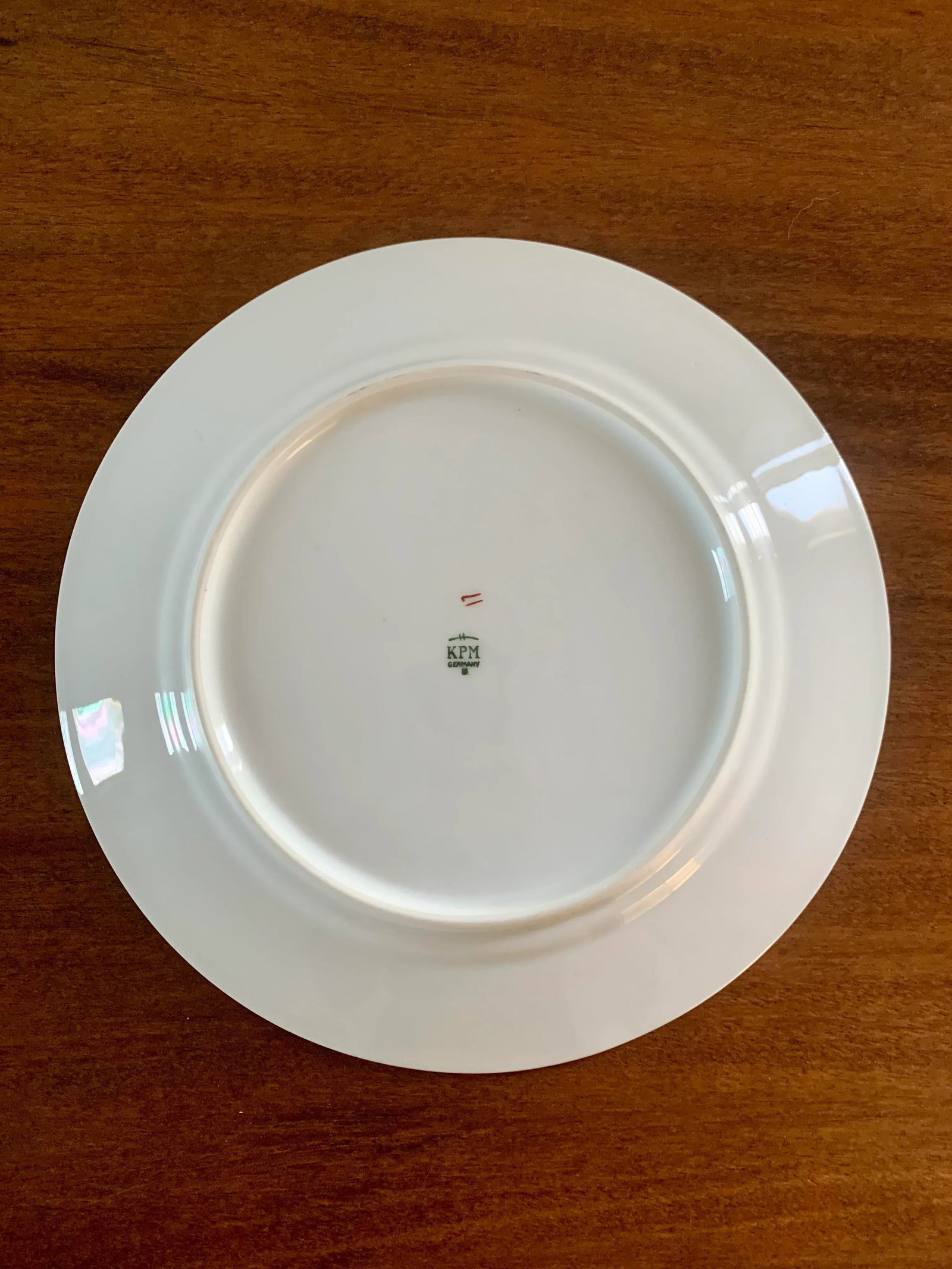 Antique German Greek Key Rimmed Luncheon Plates by Kpm, 1920s - 5