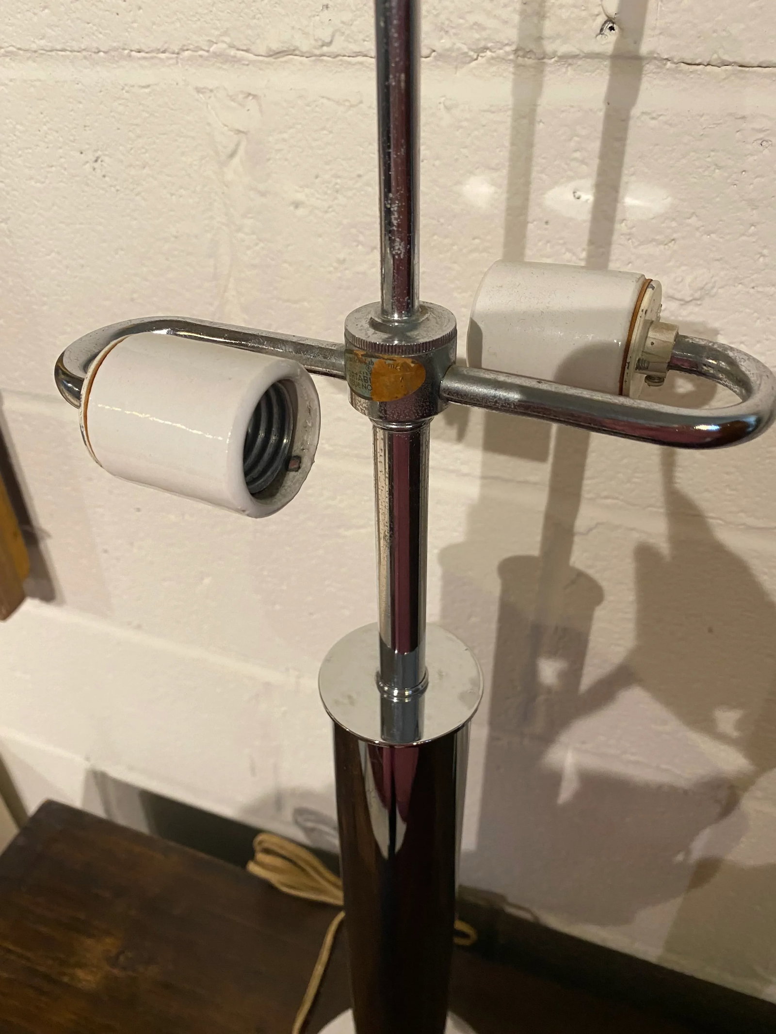 Sonneman Mid-Century Modern Chrome Column Lamp - 3