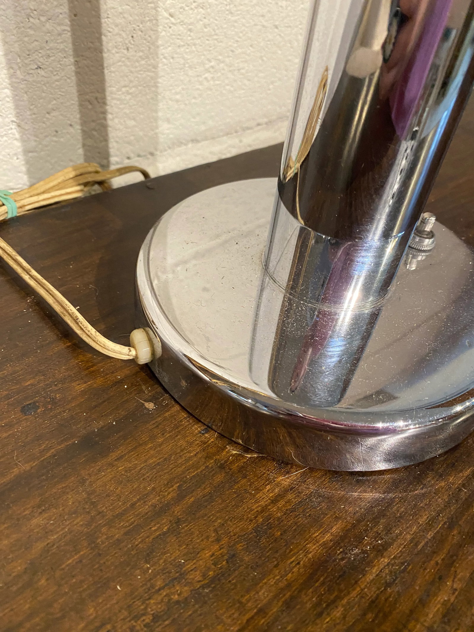 Sonneman Mid-Century Modern Chrome Column Lamp - 4