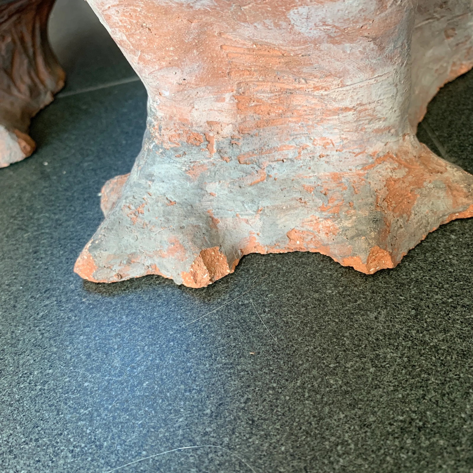 Mid 20th Century Decorative Terra Cotta Pigeon Set - Set of 2 - 4