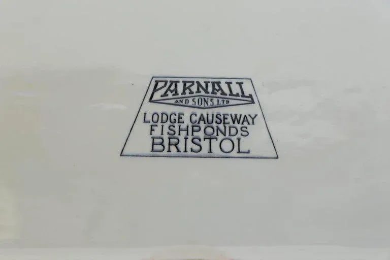 Antique Parnall and Sons Ironstone Platter - 3