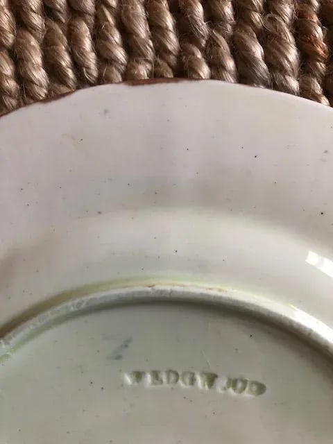 Antique English Wedgewood Majolica Plate - 8