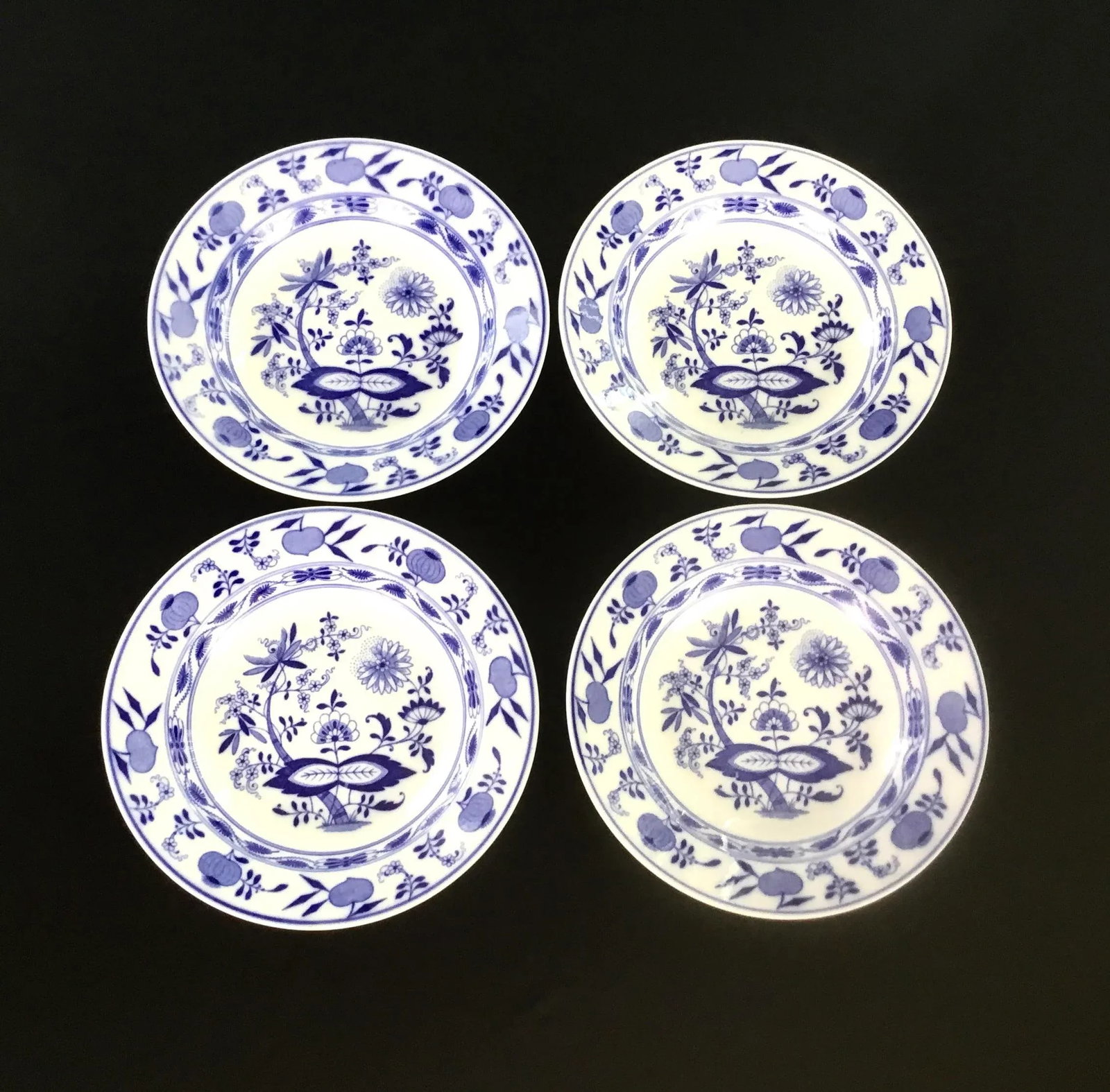 Antique Villeroy & Bach Soup Plates- Set of 4 - 2