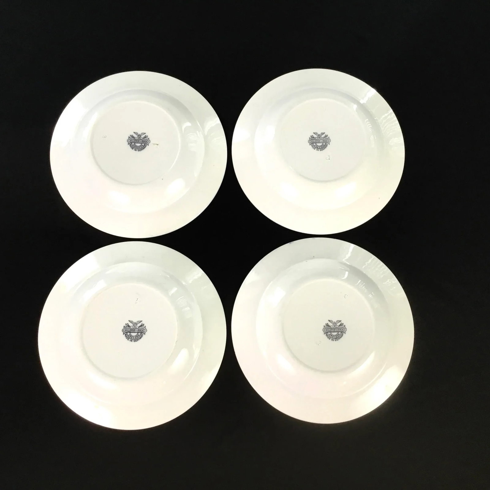 Antique Villeroy & Bach Soup Plates- Set of 4 - 3