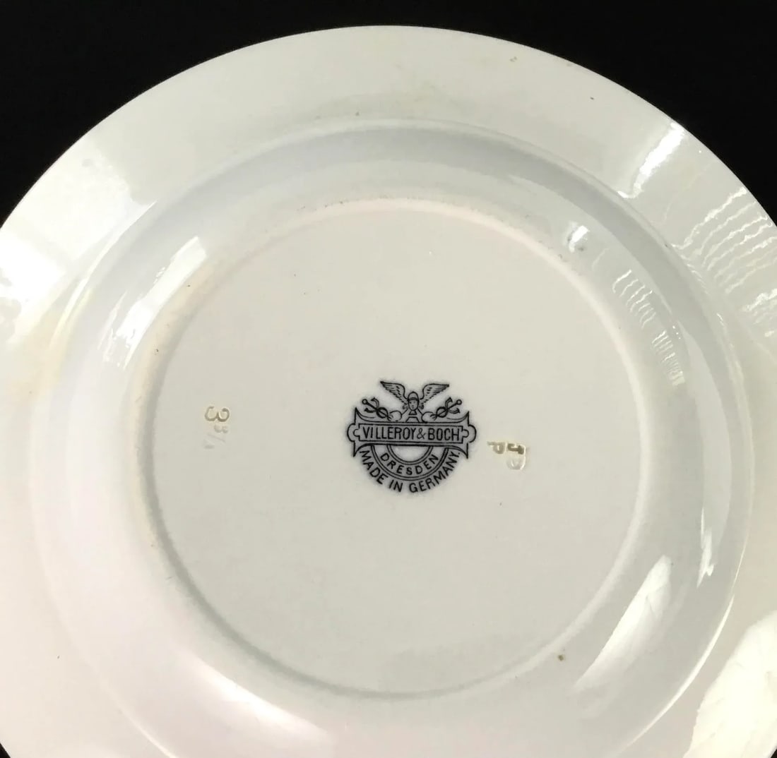 Antique Villeroy & Bach Soup Plates- Set of 4 - 4