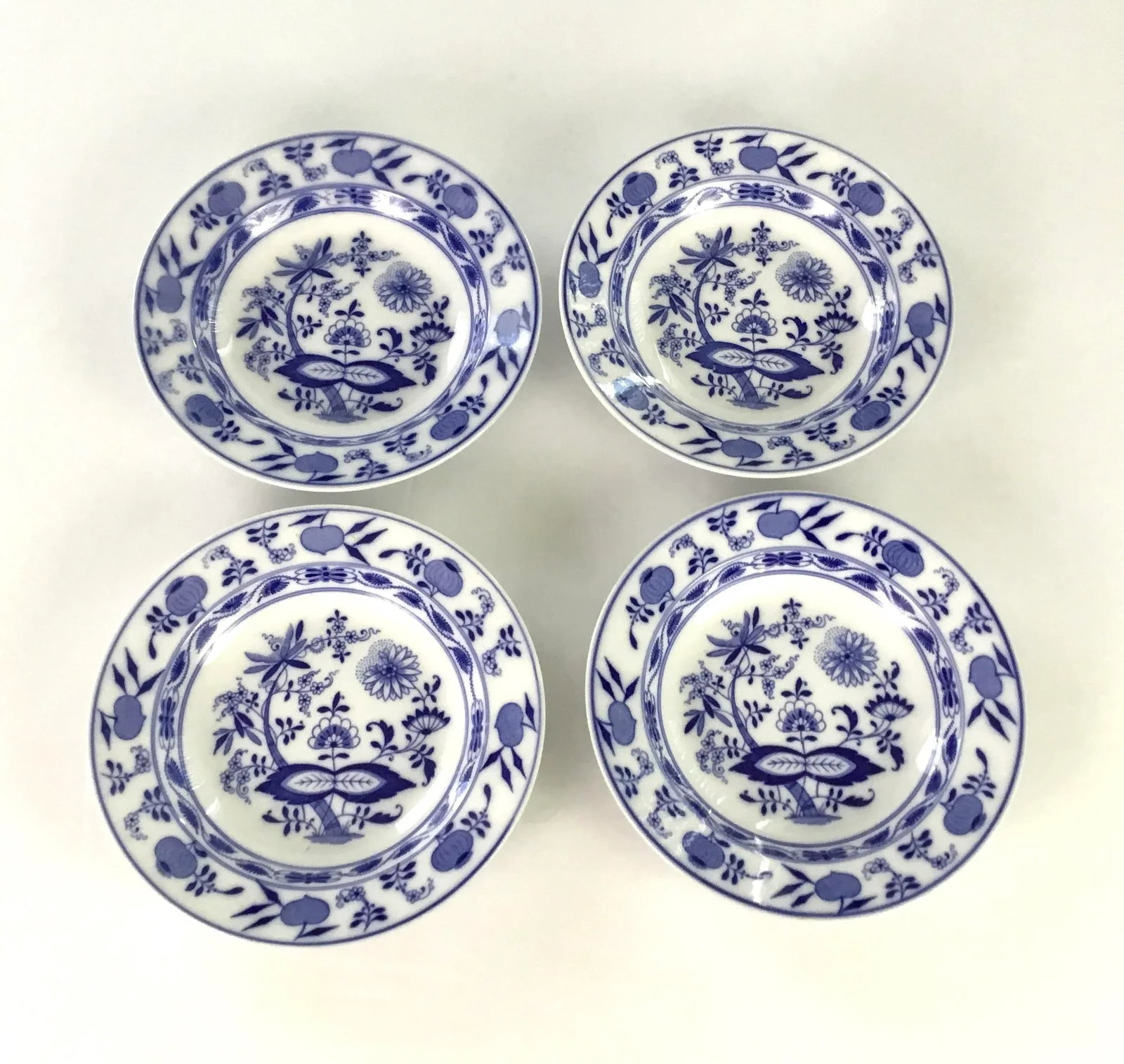 Antique Villeroy & Bach Soup Plates- Set of 4 - 6