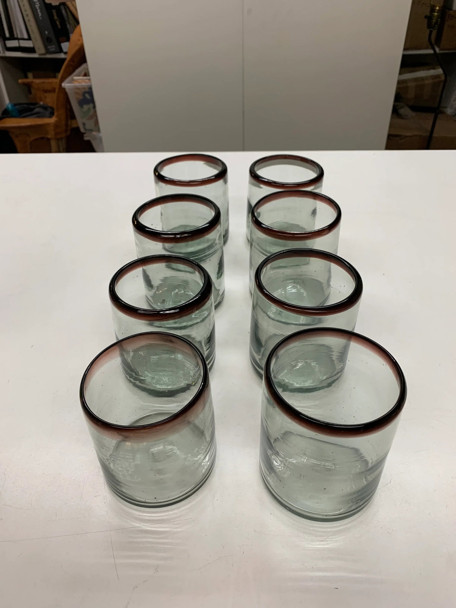 Vintage Mexican Glassware - Set of 8 - 8