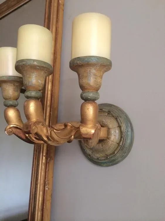 Venetian-Style Wall Sconces - A Pair - 3