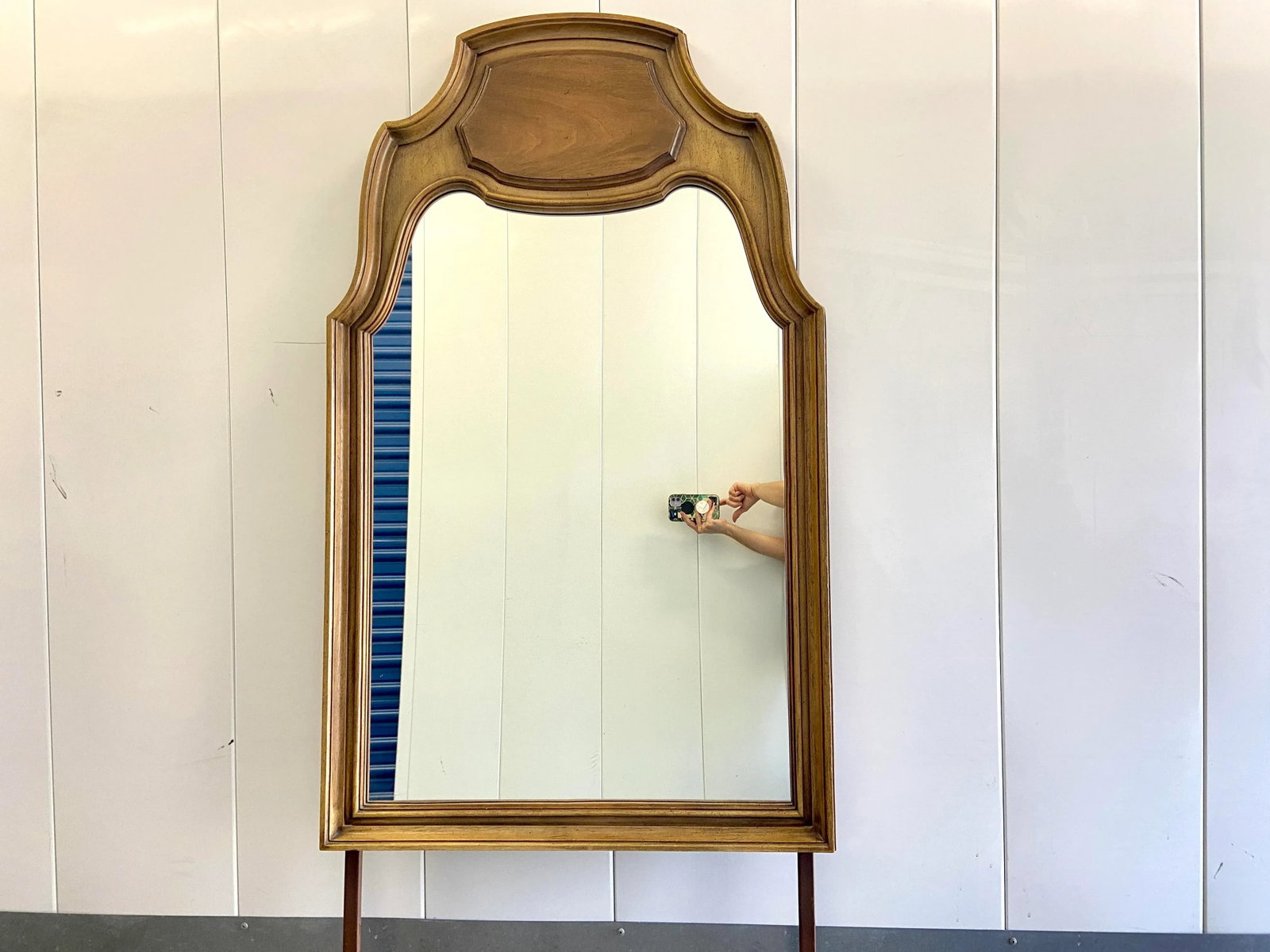 1970s Thomasville Stroupe Regency Wall Dresser Mirror - 8