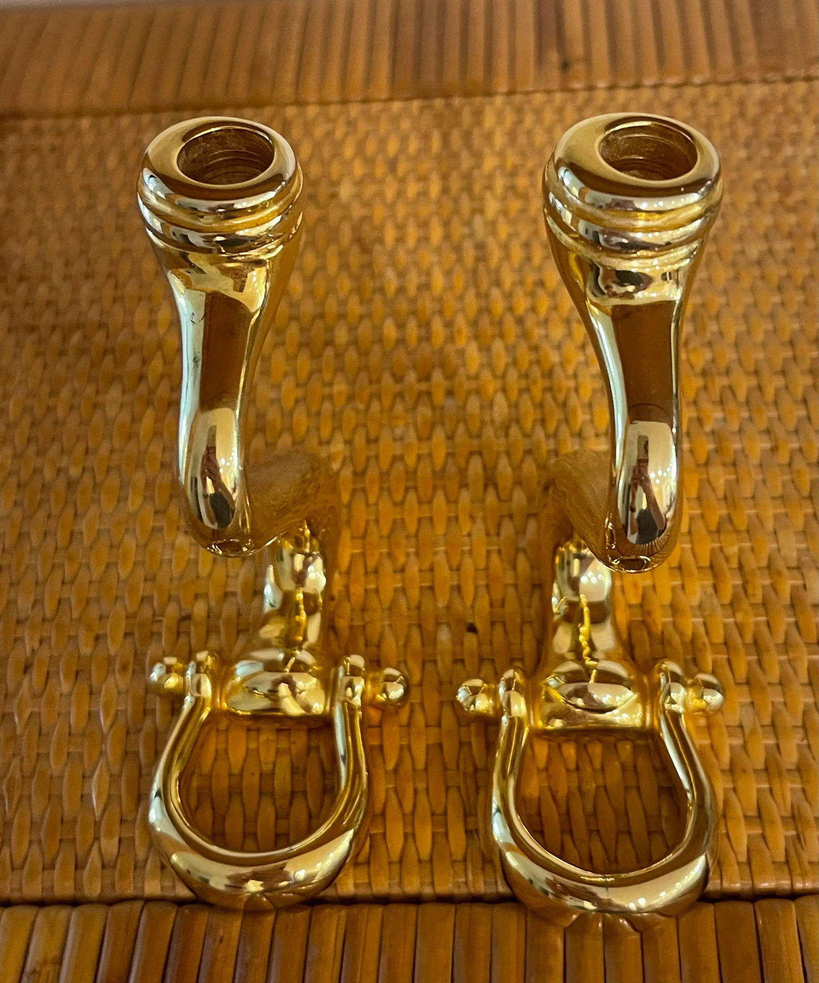 Gucci Vintage Horse Bit Candleholders - a Pair - 10
