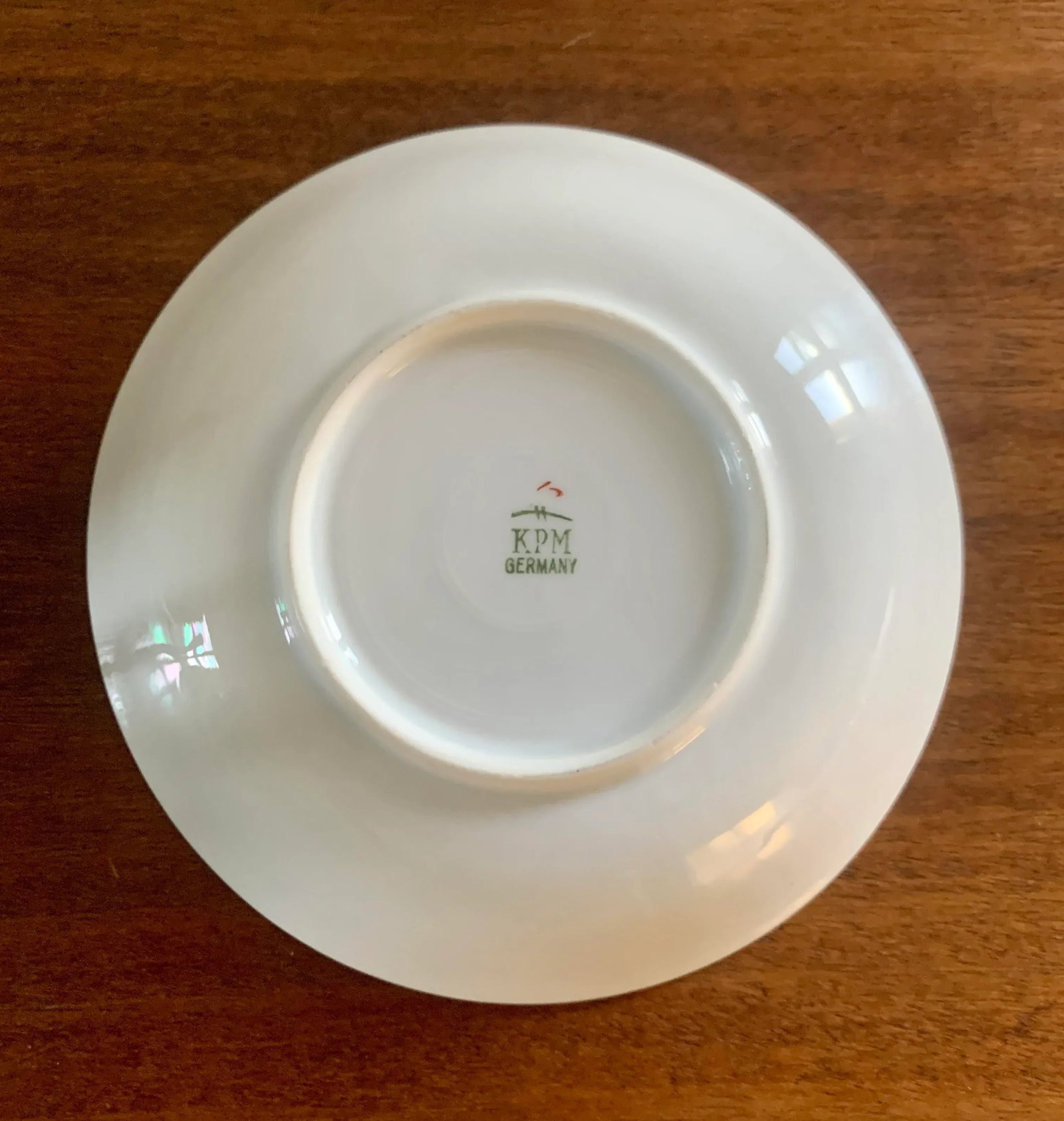 Antique German Greek Key Rimmed Berry Bowls by Kpm, 1920s - 7