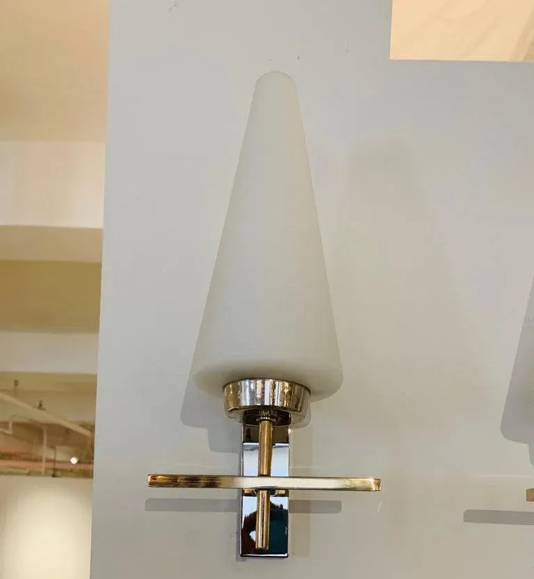 Pair of French 1970s Lunel Wall Lights - 10