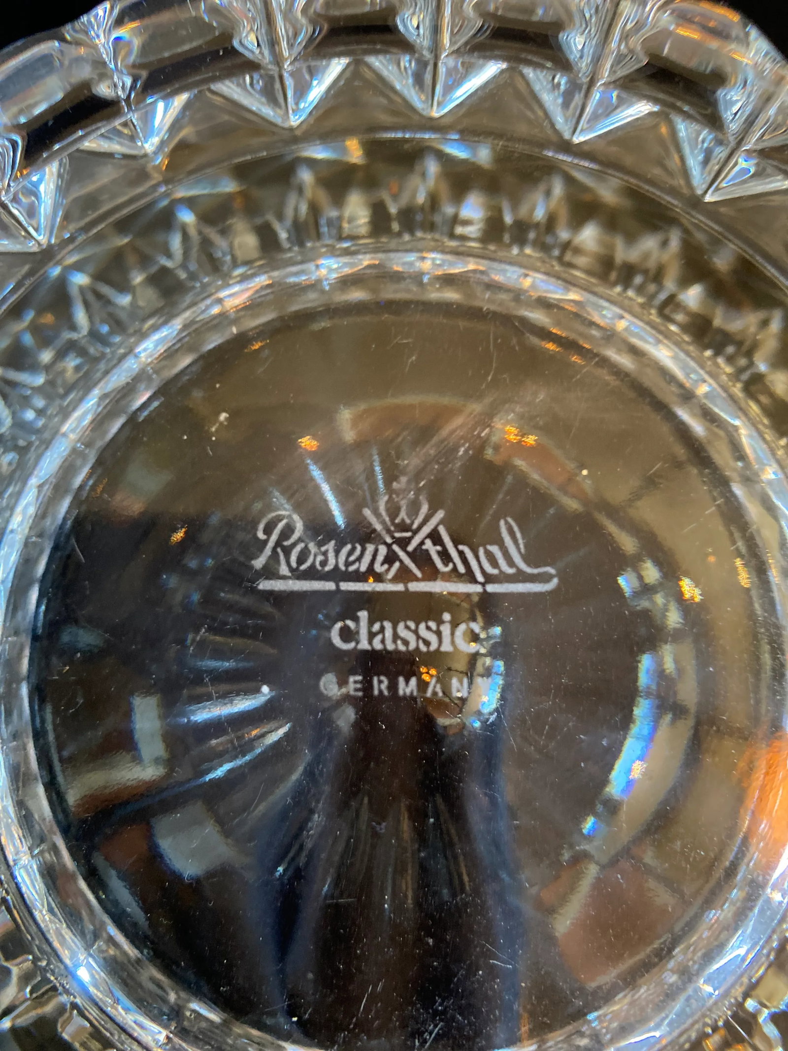 Vintage Rosenthal Crystal Bowl - 3