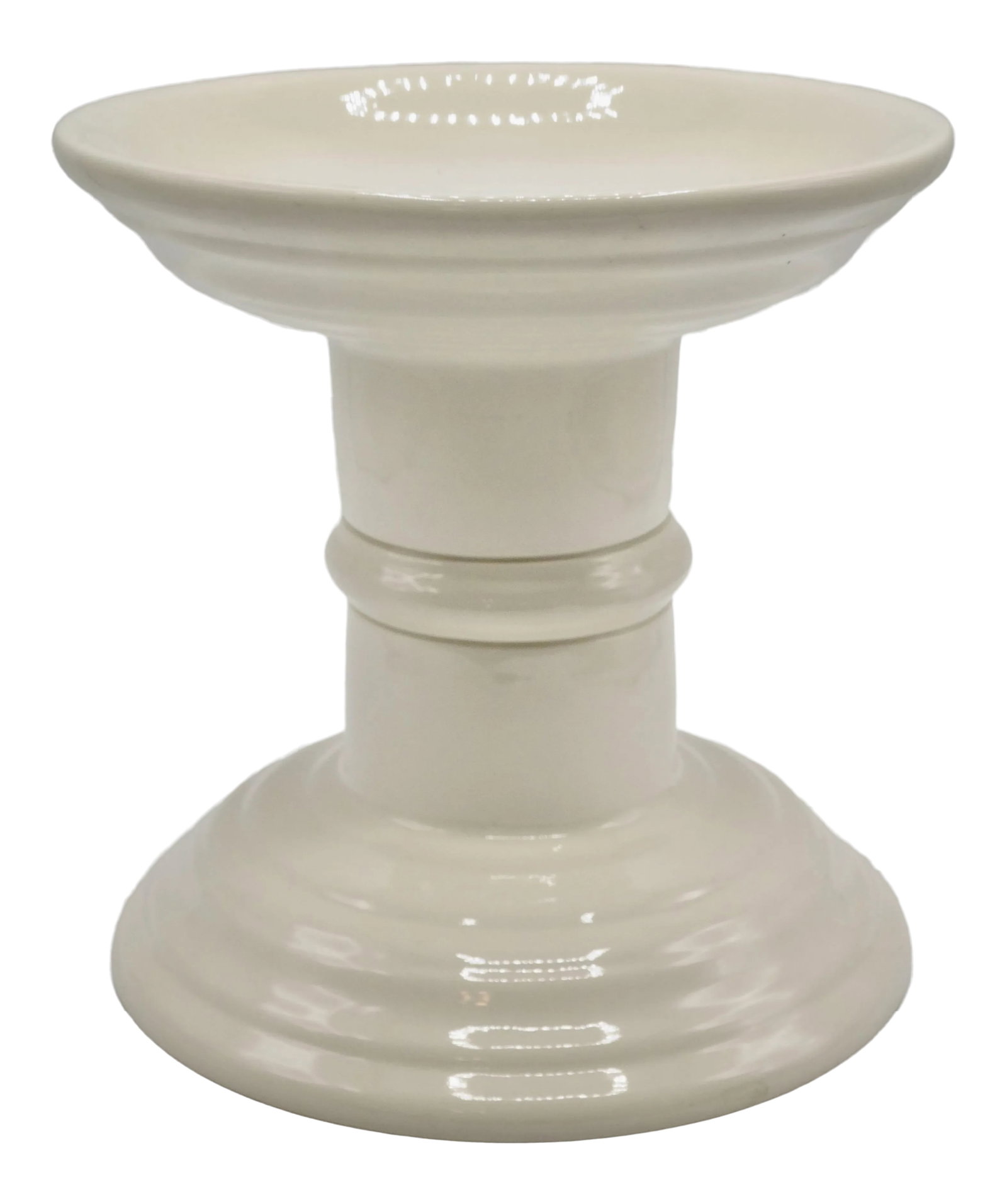 19th-Century Mason's Ironstone Ham Stand: A genuine antique Mason's ironstone ham stand. This 19th-Century collectible ham stand was used as a display stand in an English butcher's shop. These stands were also used as a stand for serving ham