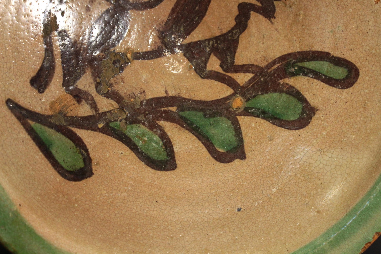 19th / 20th C. Glazed Earthenware Bowl With Bull, Cuzco Pottery School 2 - 6