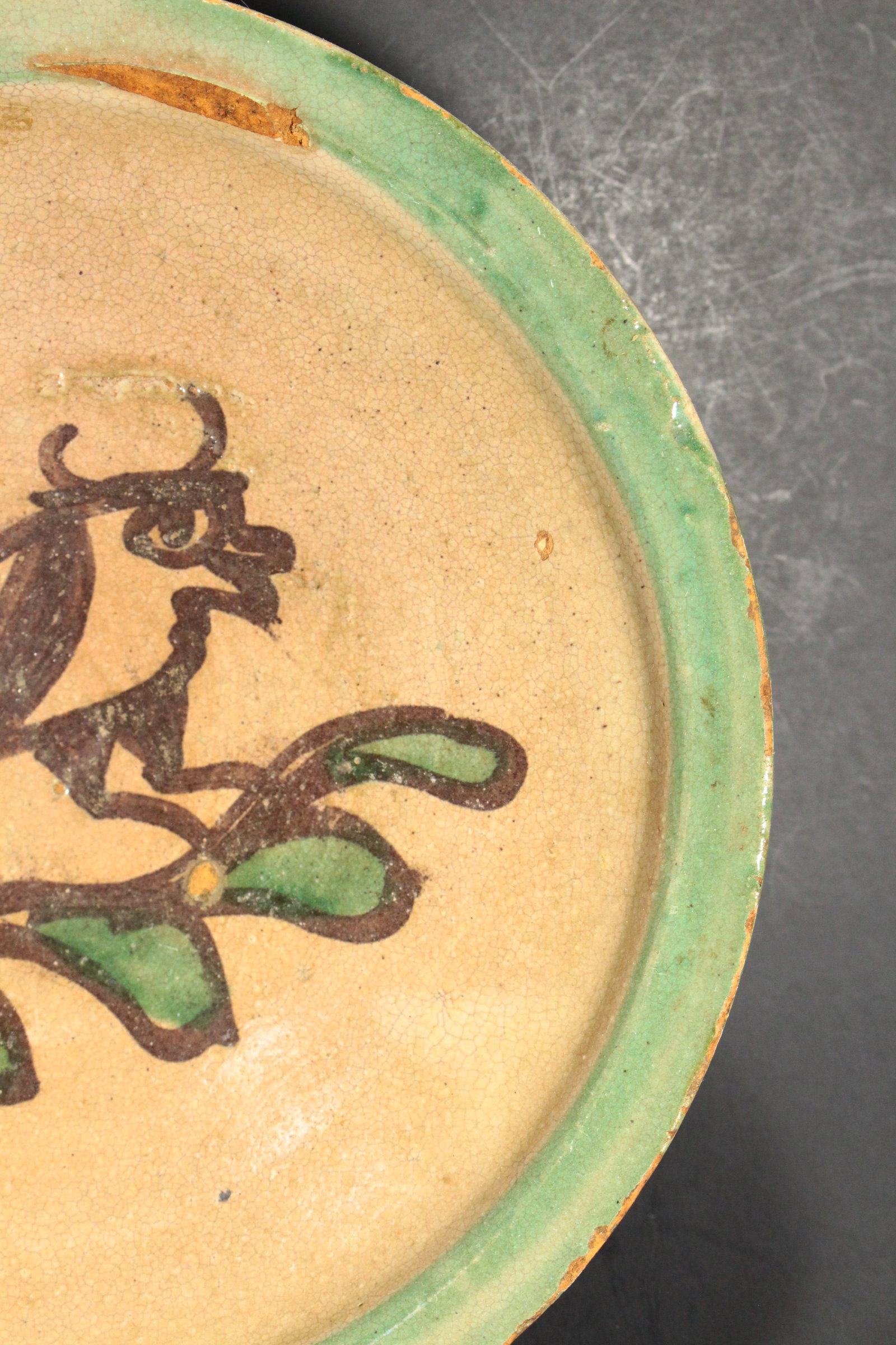 19th / 20th C. Glazed Earthenware Bowl With Bull, Cuzco Pottery School 2 - 9