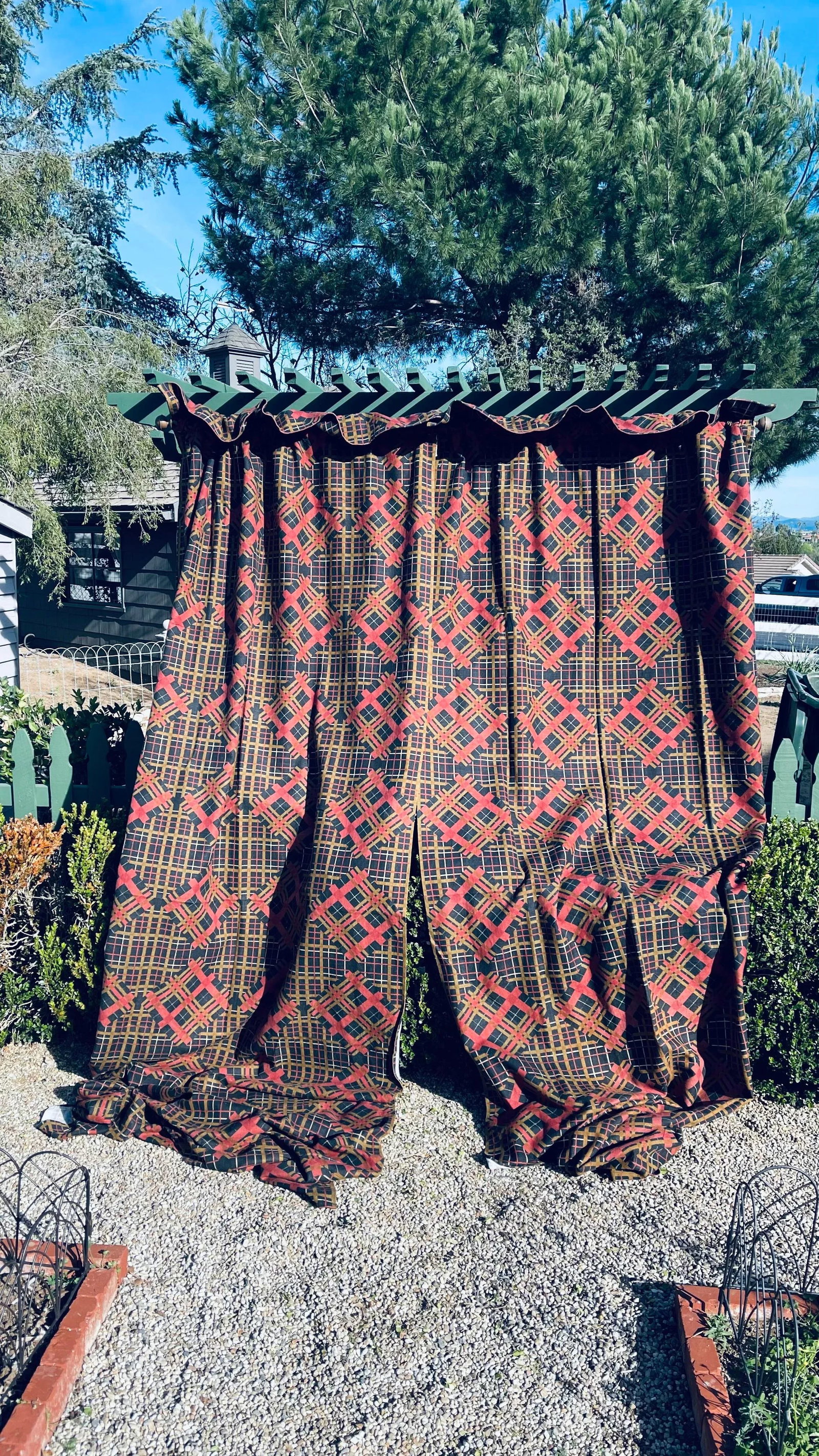 Vintage 1960s American Curtains Set of 4 Pieces - 6