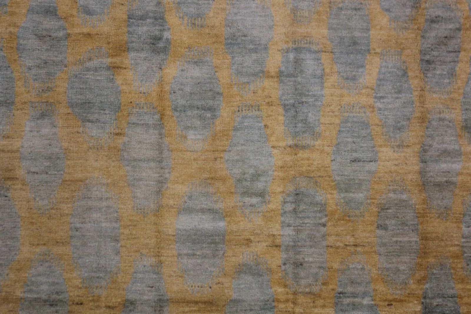 Aara Rugs Inc. Hand Knotted Ikat Rug - 10'5'' * 13'11'' - 4