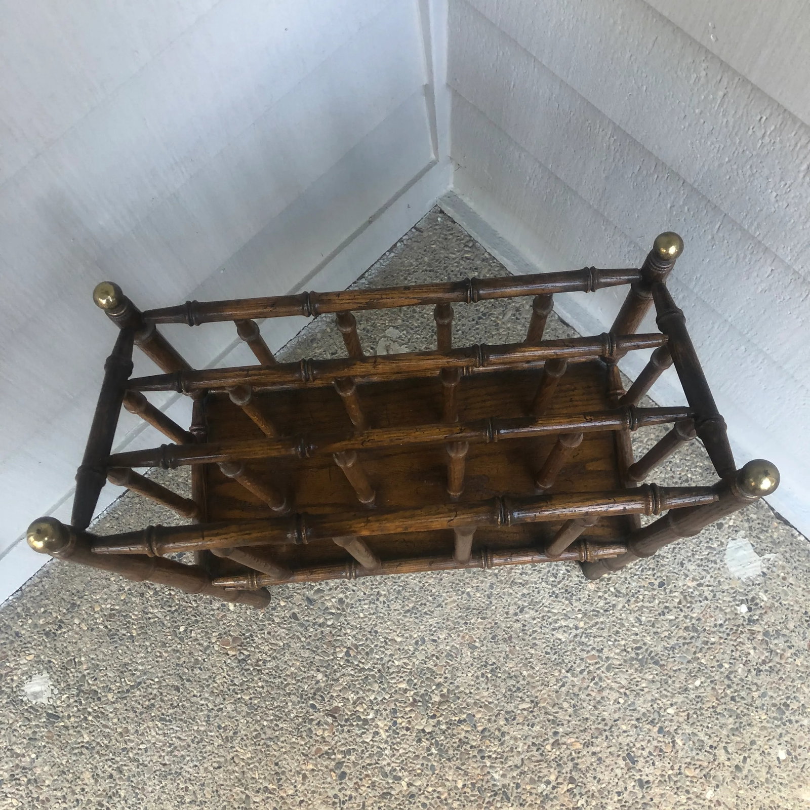 Vintage Traditional Canterbury Magazine Rack - 6