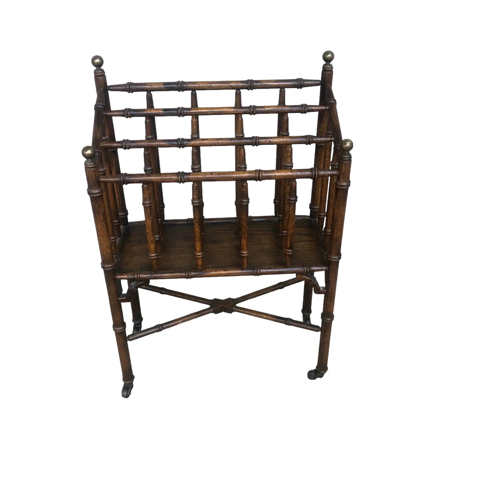 Vintage Traditional Canterbury Magazine Rack - 9