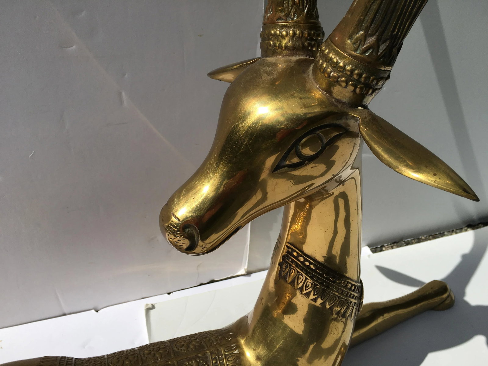 1970s Recumbent Brass Deer - 2