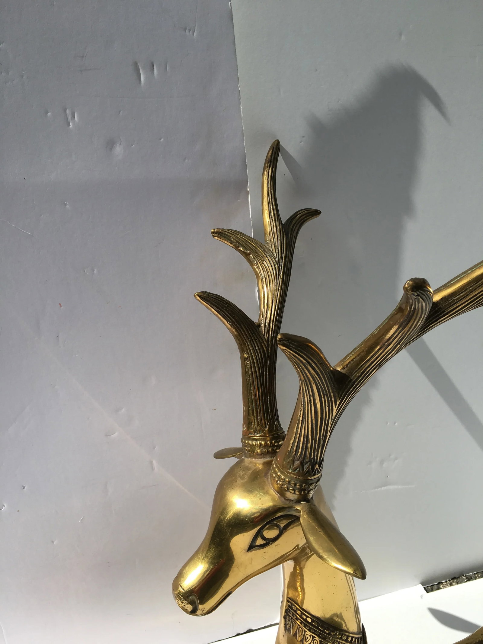 1970s Recumbent Brass Deer - 3