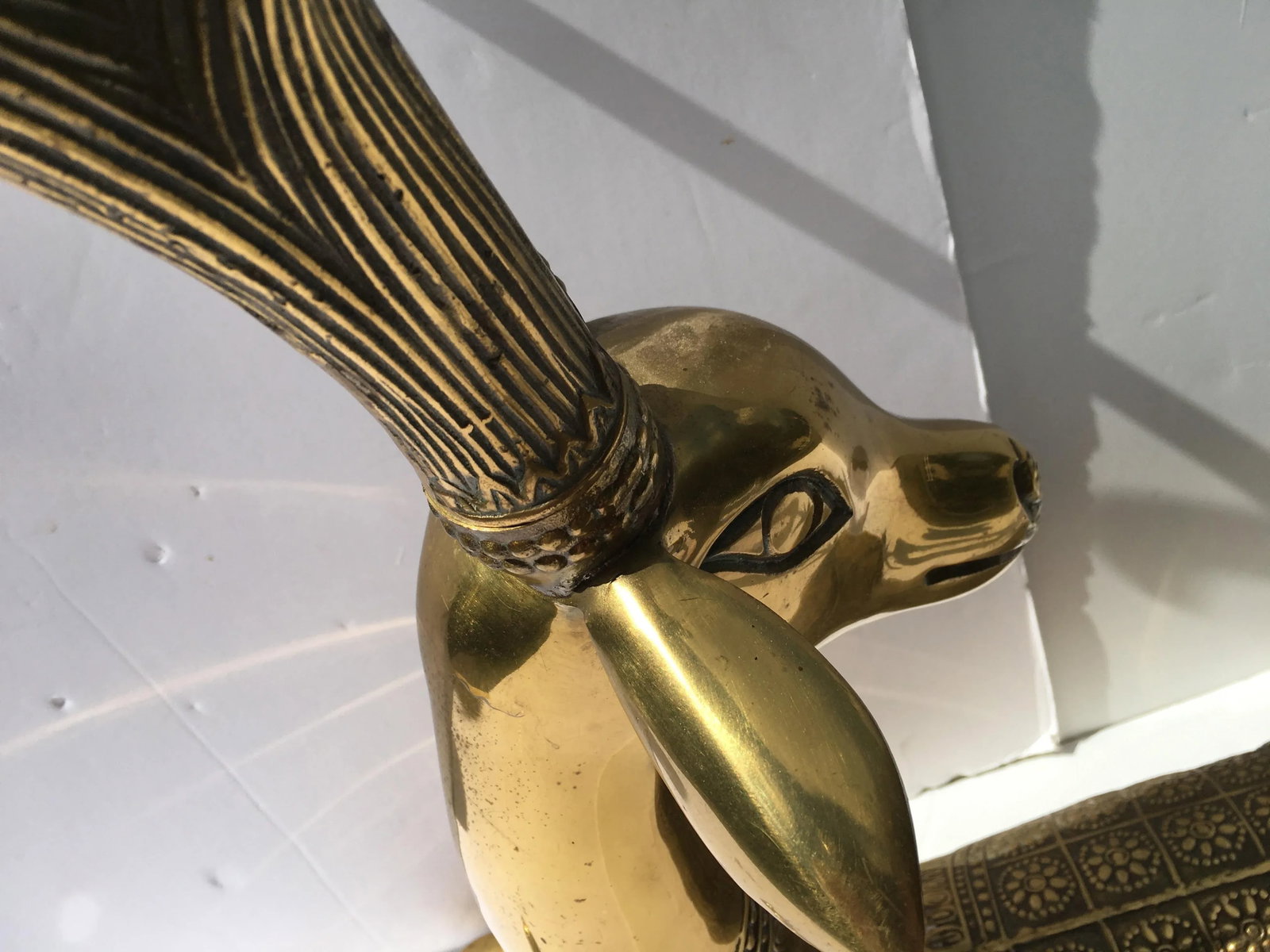 1970s Recumbent Brass Deer - 4