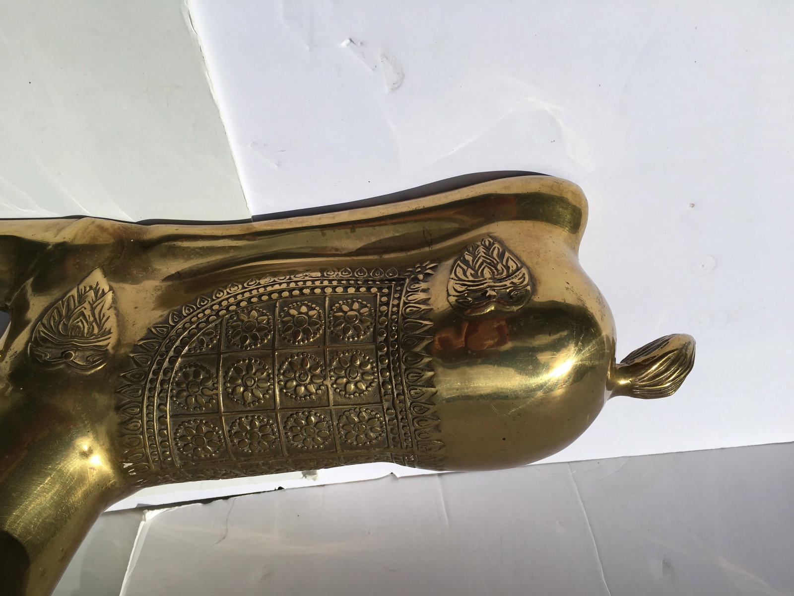 1970s Recumbent Brass Deer - 8