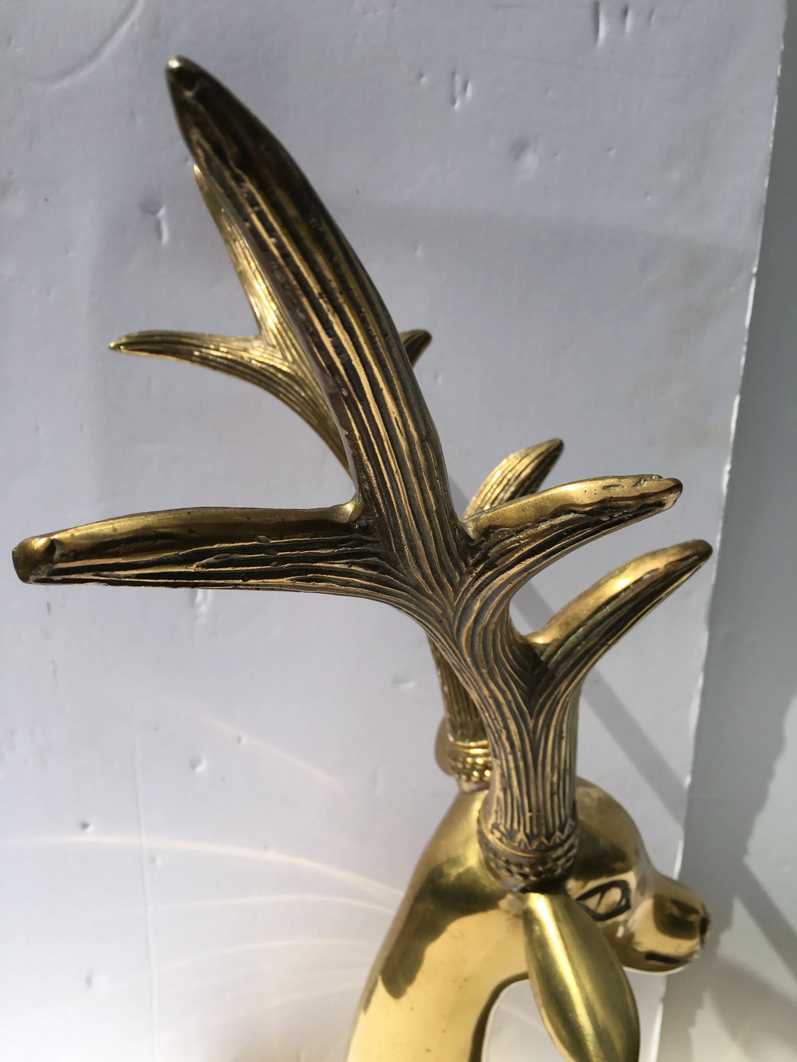 1970s Recumbent Brass Deer - 9