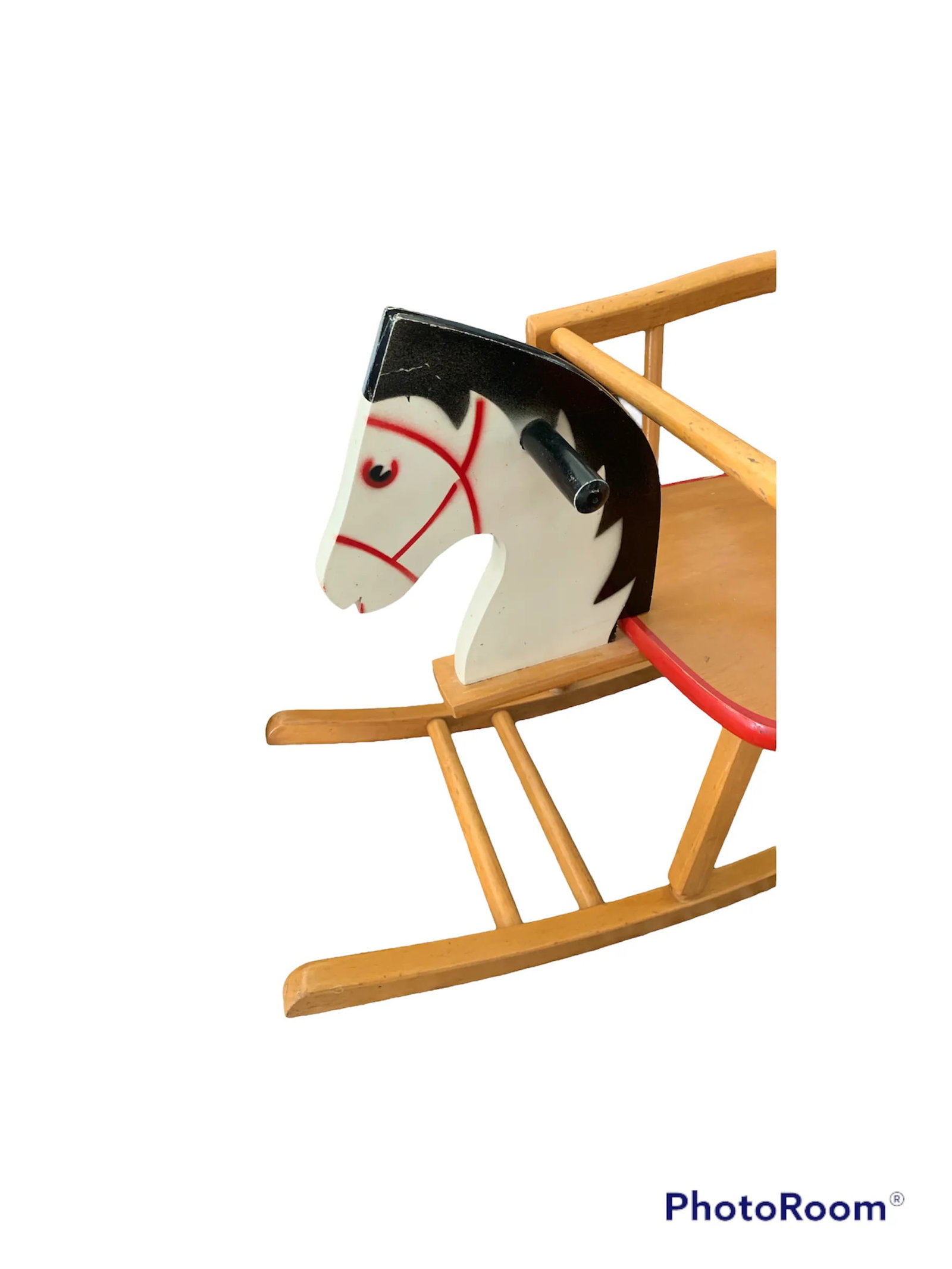 1950s Wood Rocking Horse - 3
