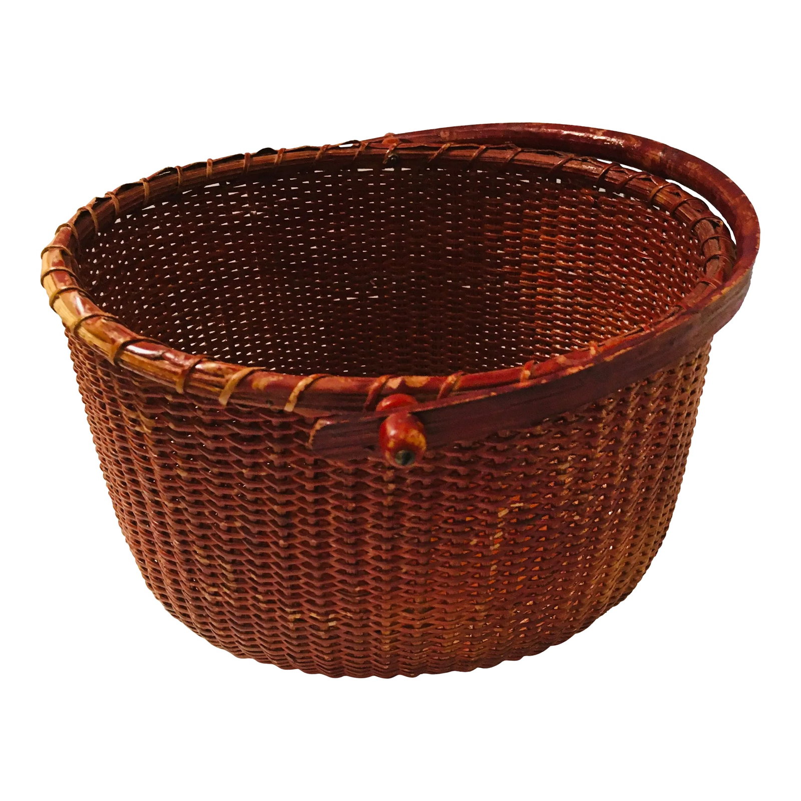 1993 Nantucket Basket with Inlaid Penny, Dated (1 of 10)