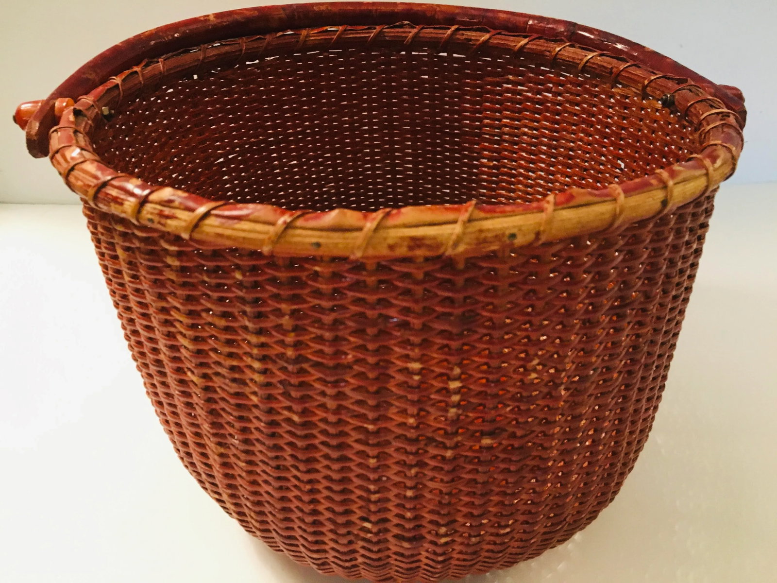 1993 Nantucket Basket with Inlaid Penny, Dated - 3