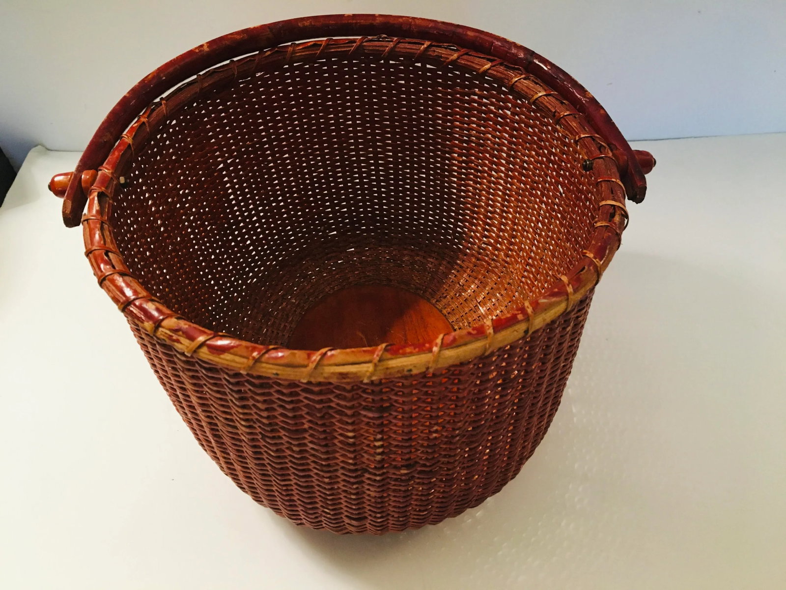 1993 Nantucket Basket with Inlaid Penny, Dated - 8