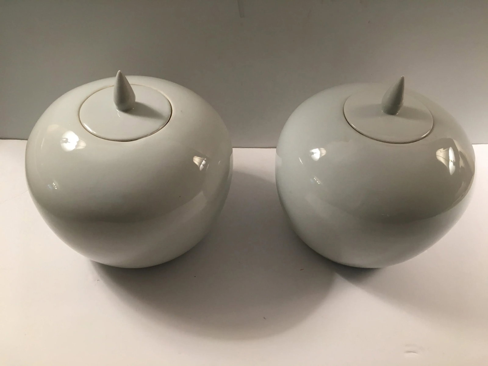 1970s Blanc De Chine Covered Jars - a Pair - 5