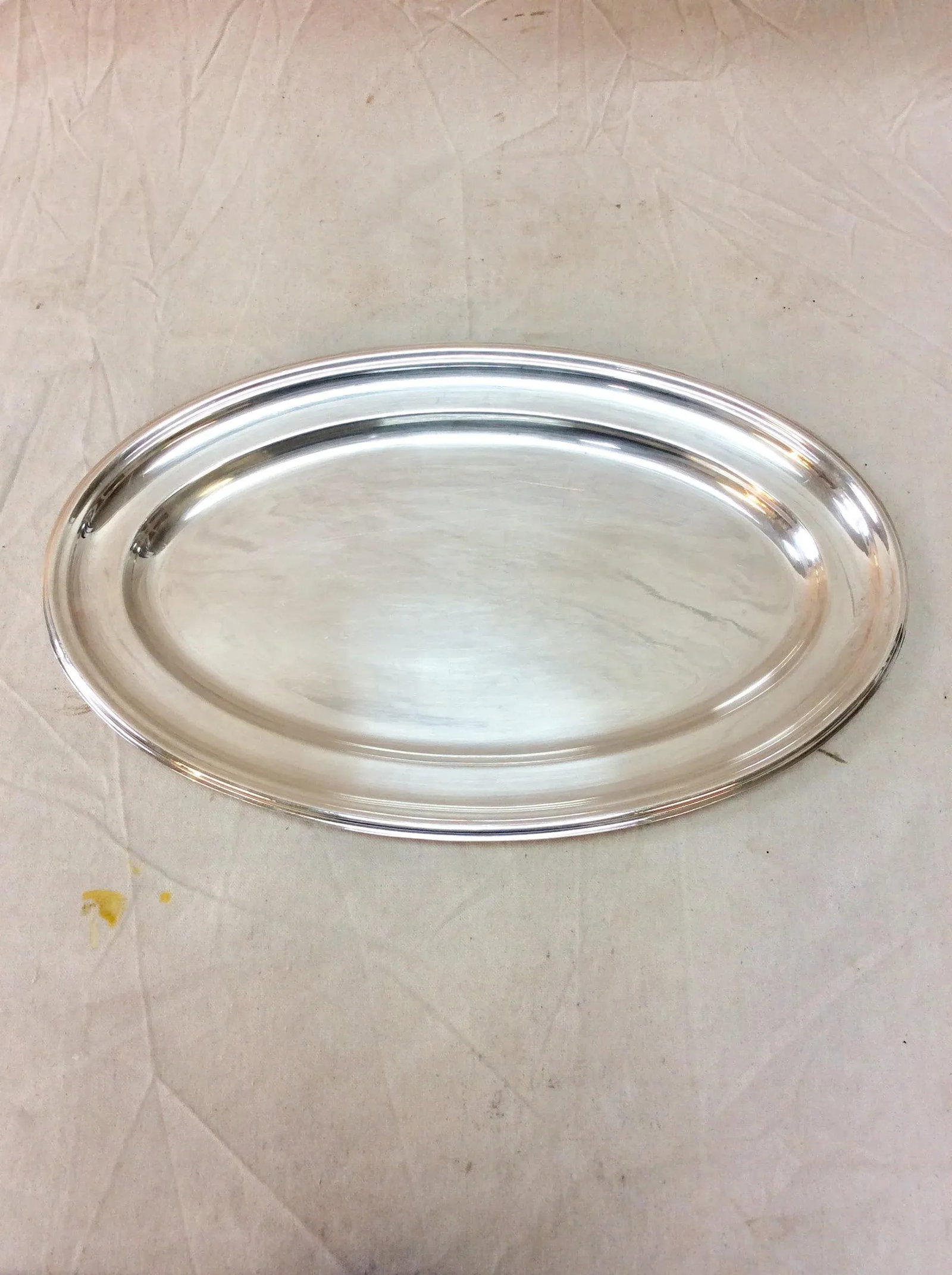 Early 20th Century French Hotel Silver Silverplate Serving Platter - 4