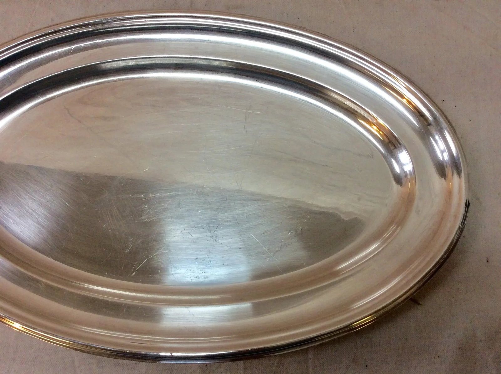 Early 20th Century French Hotel Silver Silverplate Serving Platter - 6