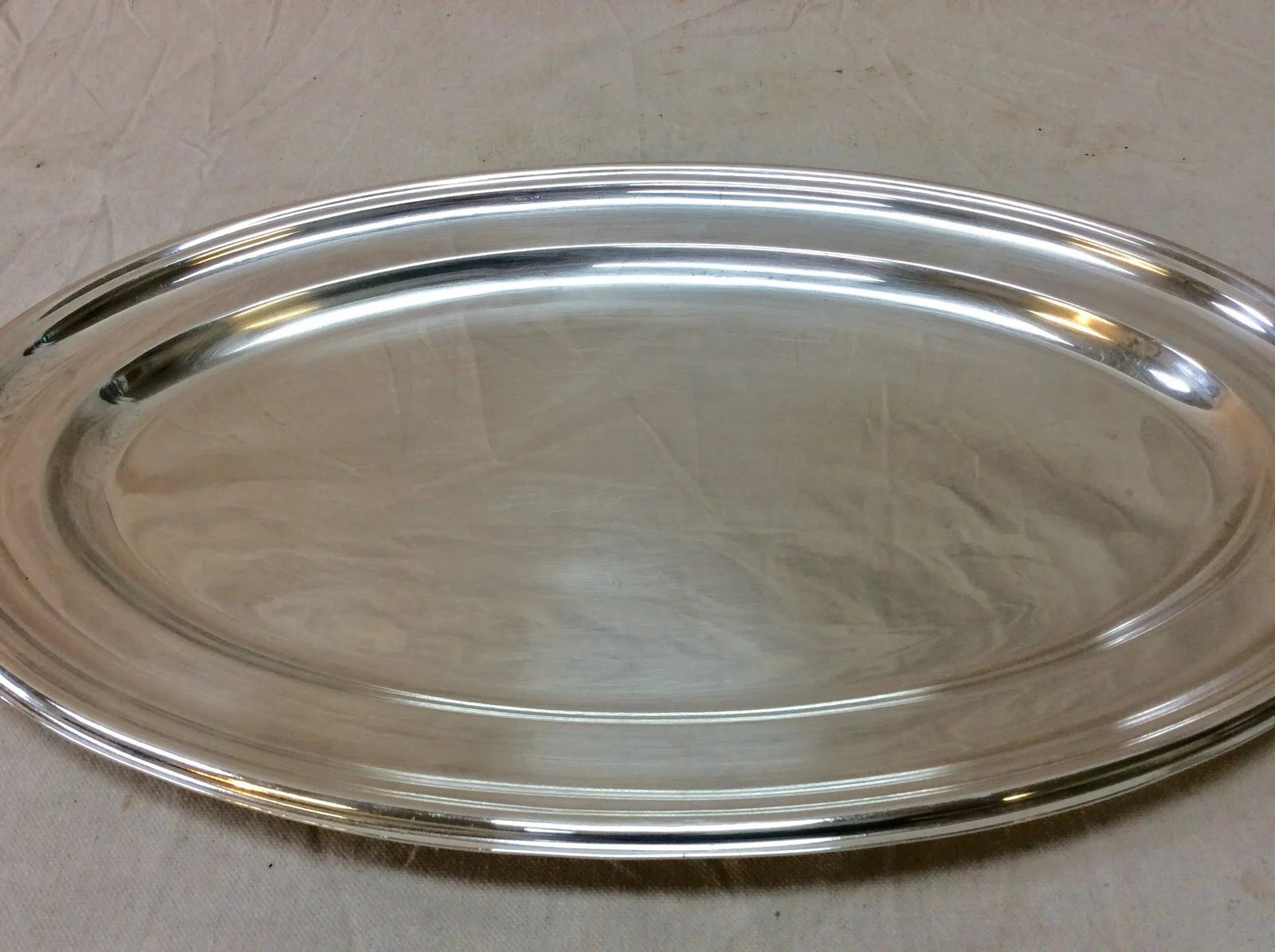 Early 20th Century French Hotel Silver Silverplate Serving Platter - 7