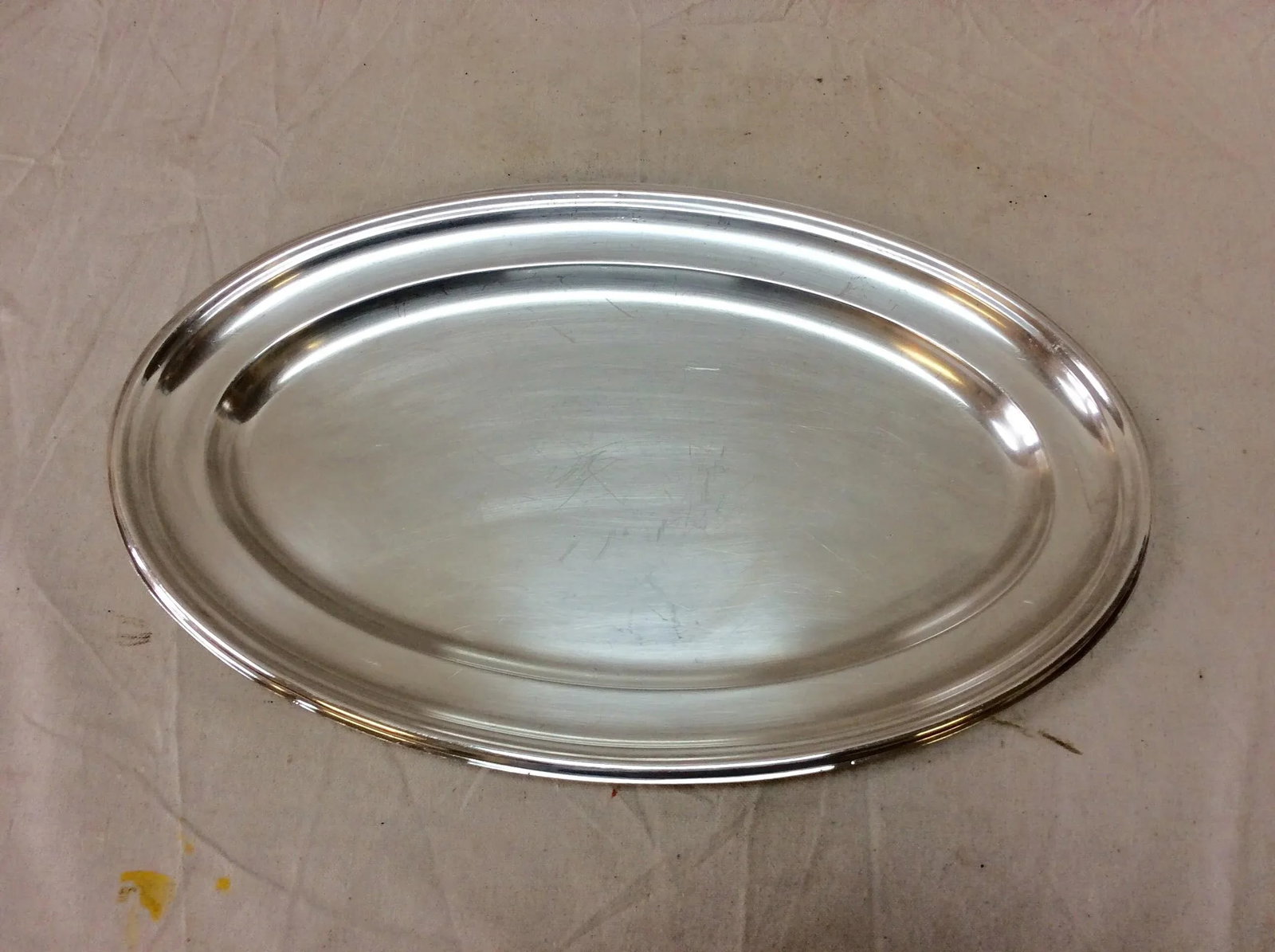 Early 20th Century French Hotel Silver Silverplate Serving Platter - 5