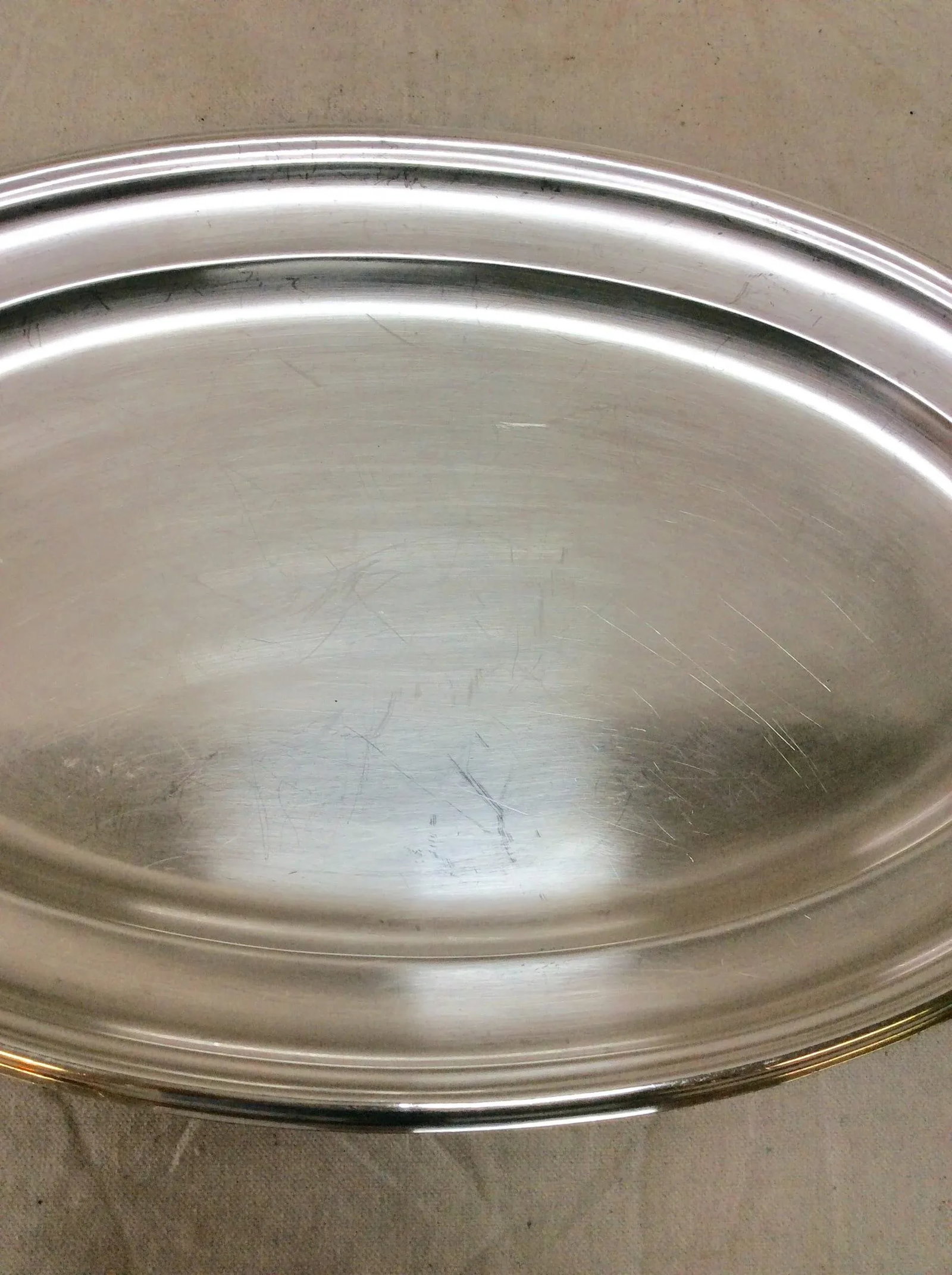 Early 20th Century French Hotel Silver Silverplate Serving Platter - 7