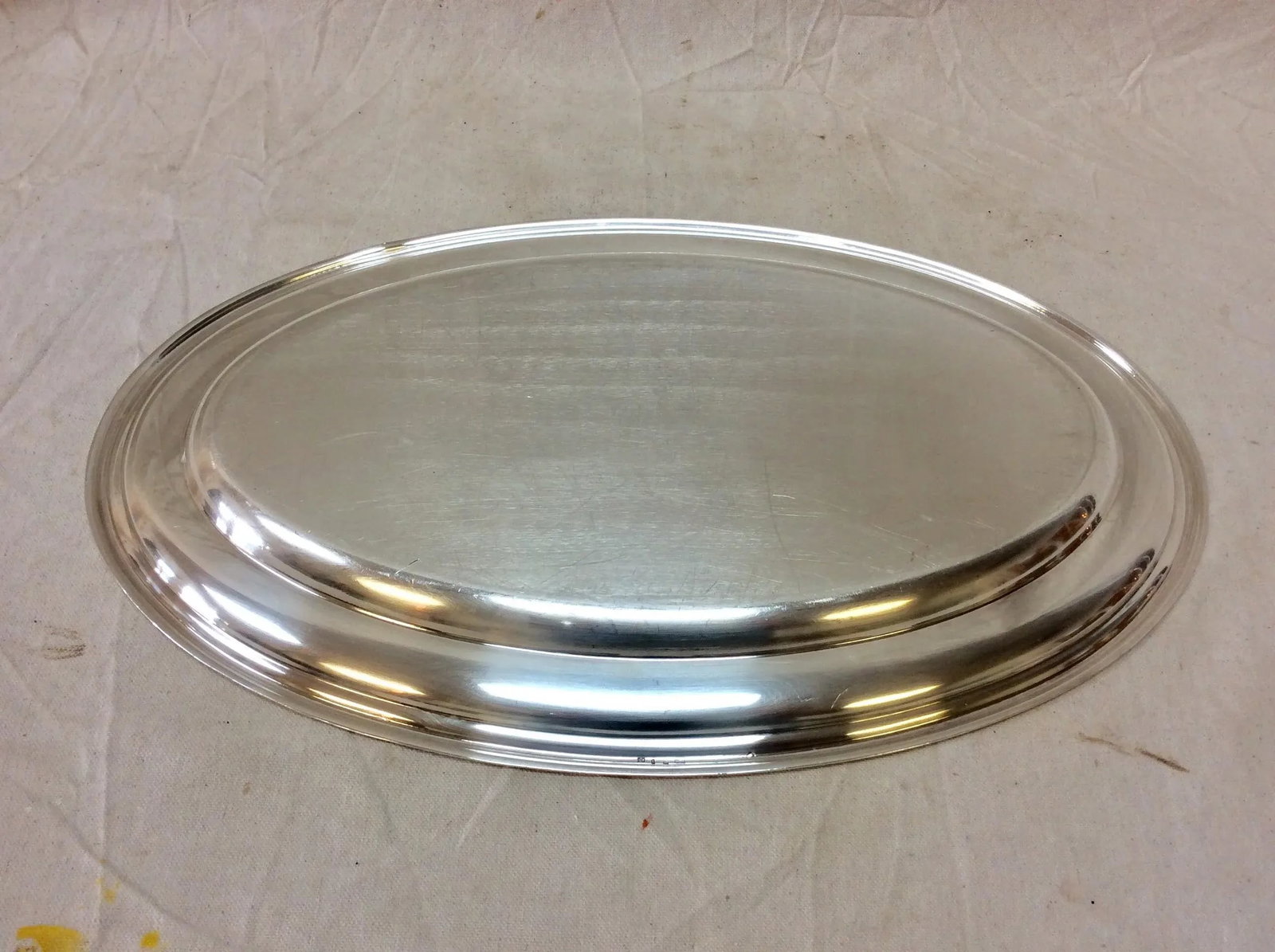 Early 20th Century French Hotel Silver Silverplate Serving Platter - 9